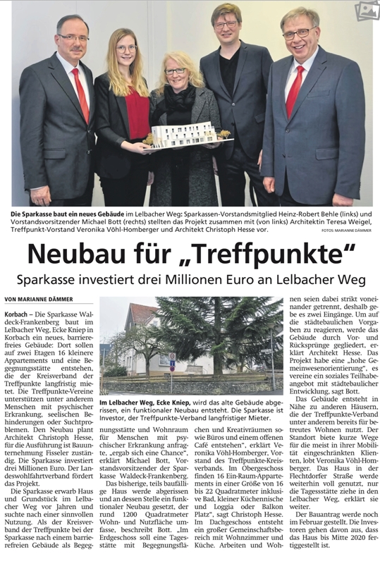 Zeitung Neubau WH KB2